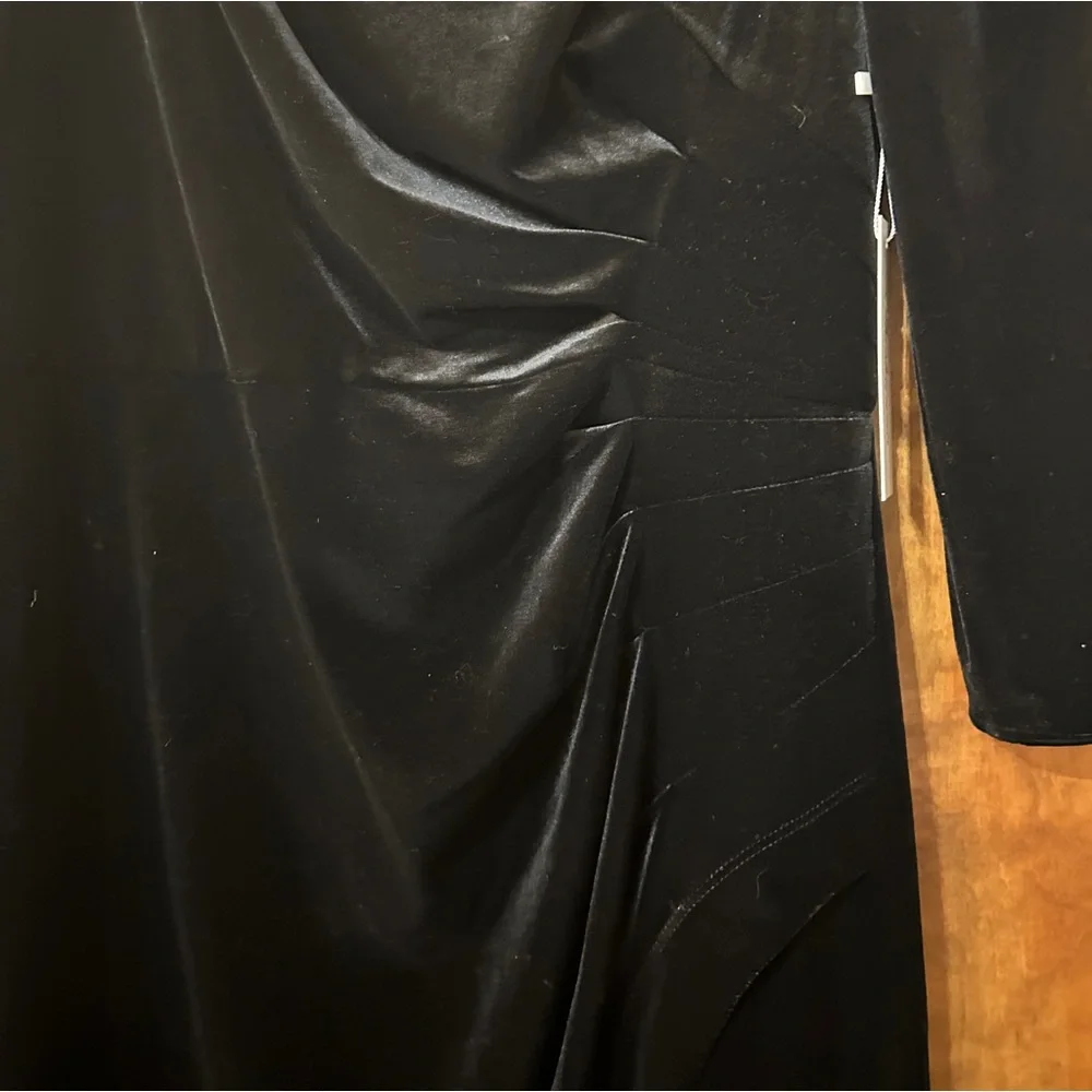 Shoshanna Ralph Velvet Ruched Dress - Picture 7 of 8